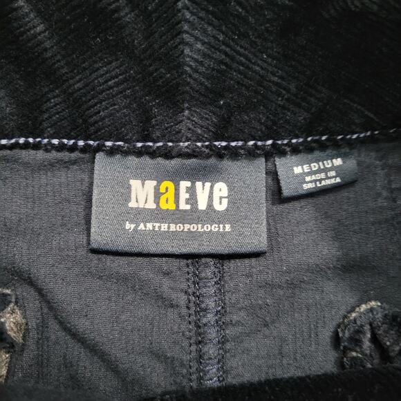 Maeve by Anthropologie Collette Corduroy Pencil Skirt sz M Navy patch pockets - Picture 5 of 12